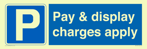 Pay & display charges apply